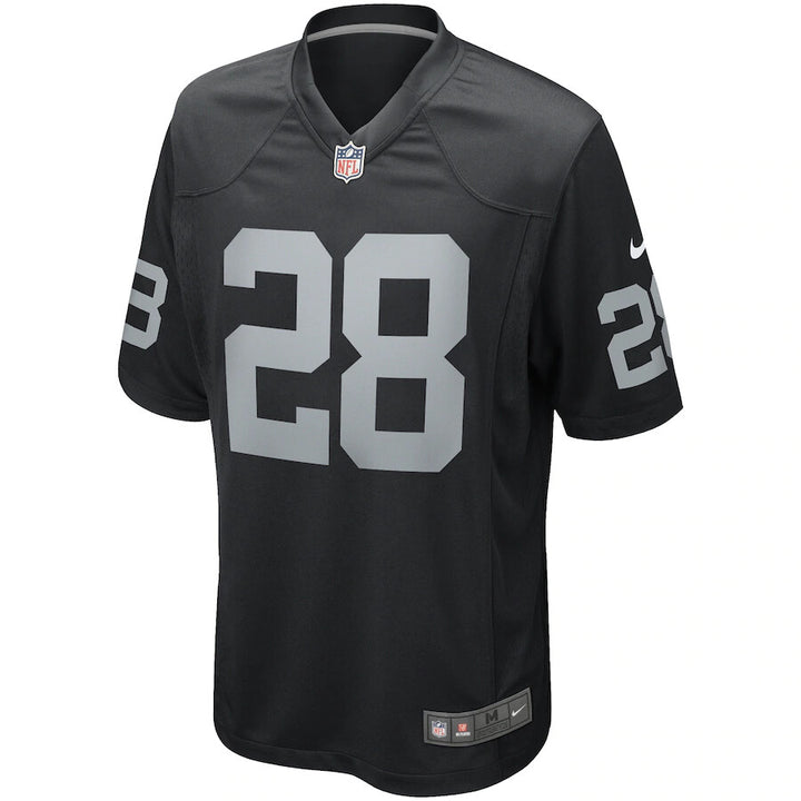 Josh Jacobs Autographed Las Vegas Raiders Official Nike Game Jersey NWT JSA COA