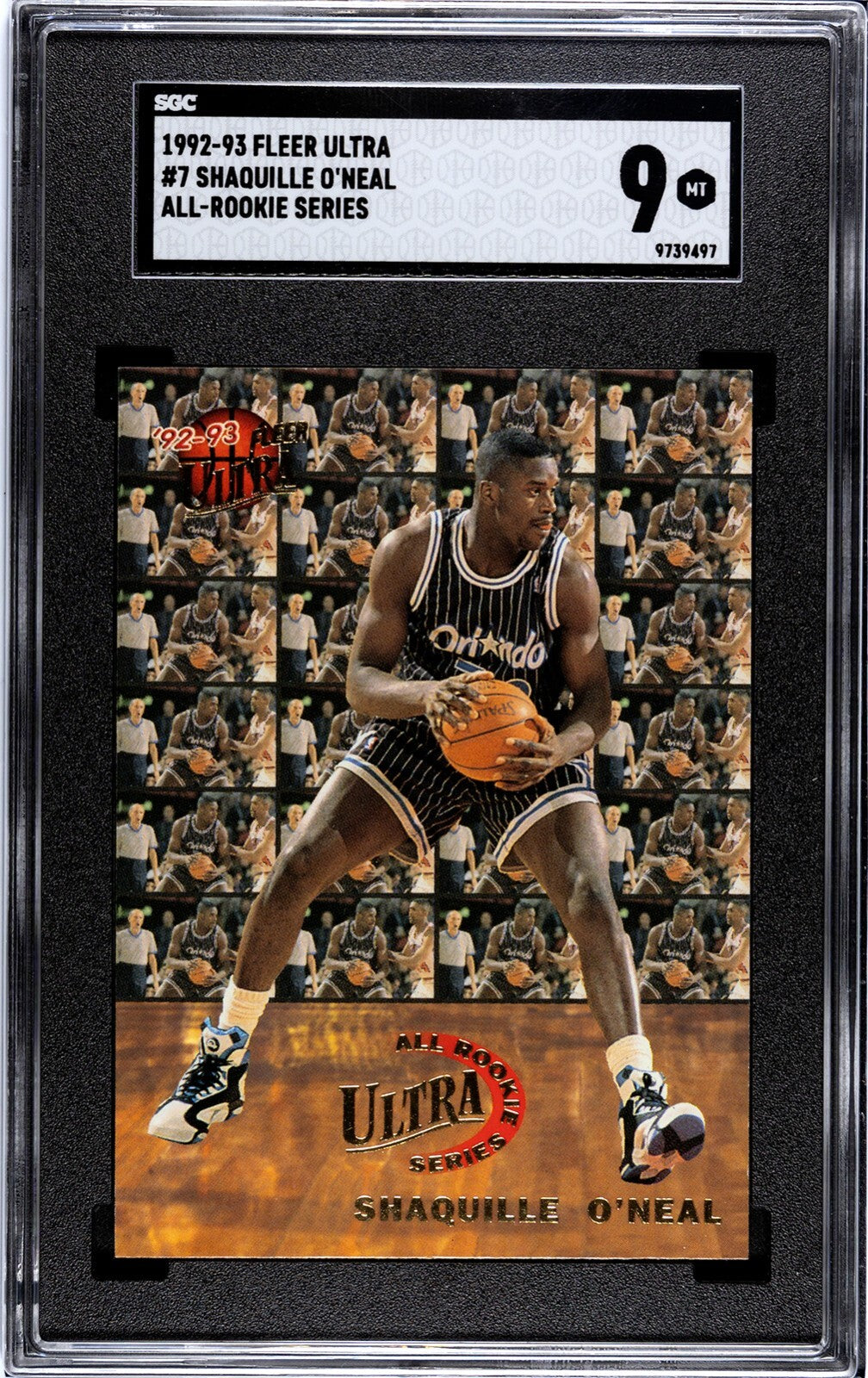 Shaquille O'Neal 1992-93 Fleer Ultra All-Rookie Card (RC) #7 -SGC Graded 9-MINT