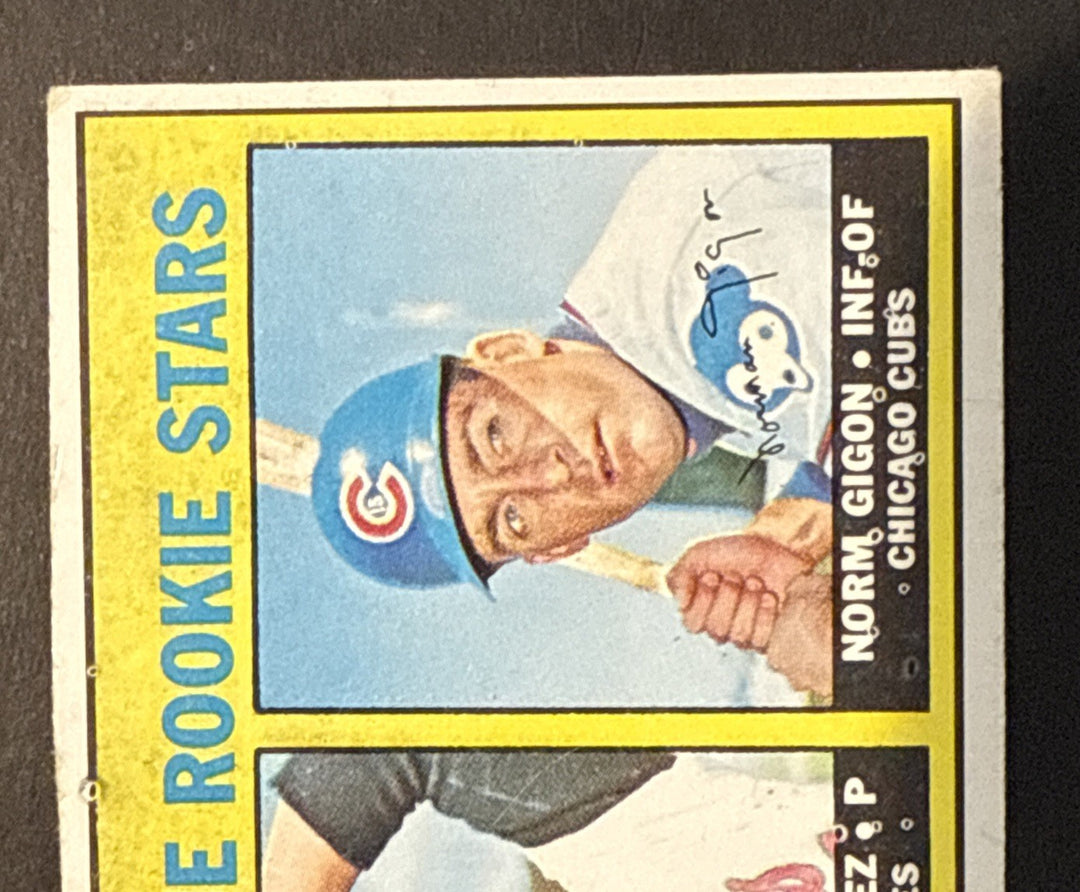 1967 Topps #576 NL ROOKIE STARS High # SP  Hernandez Norm Gigon RC EX Centered