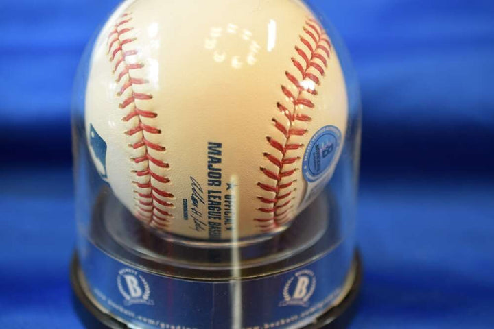 Adrian Beltre NM MT 8 Beckett BAS Signed OML Major League Autograph Baseball