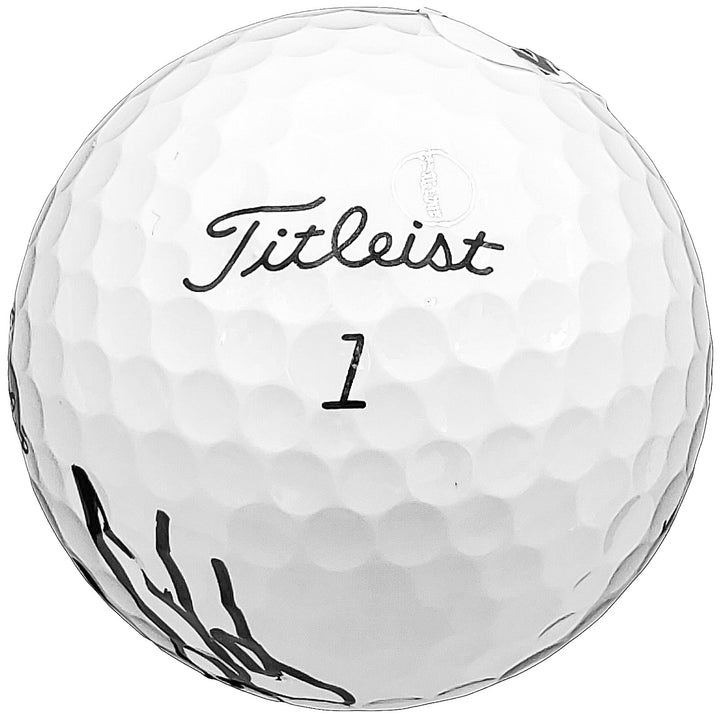 Hideki Matsuyama Signed Titleist Masters Logo Golf Ball Pro V1 Beckett