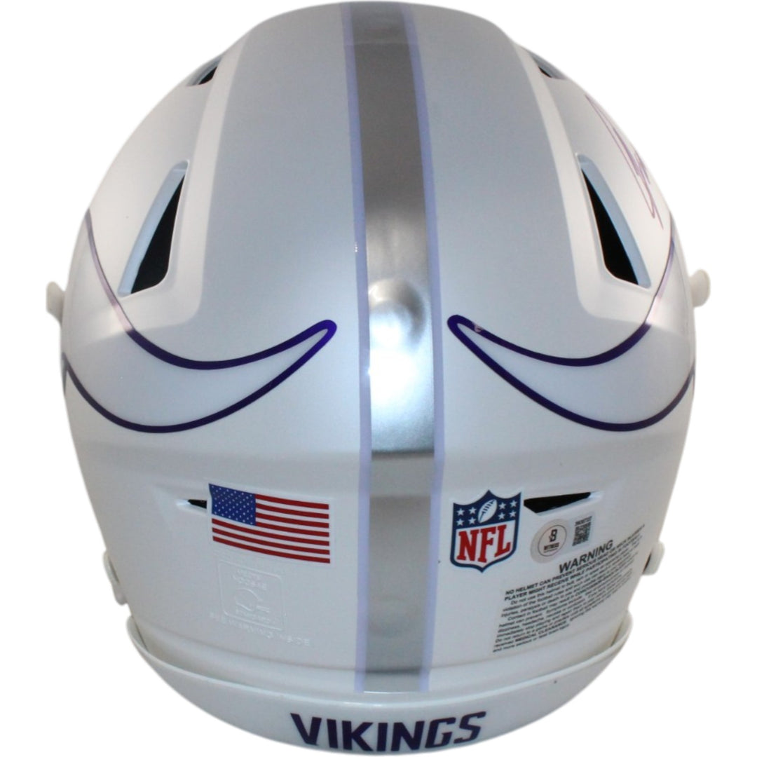 Jared Allen Autographed Minnesota Vikings Speedflex Alt Helmet Beckett W 55176