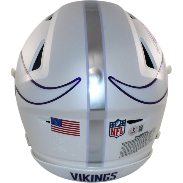 Jared Allen Autographed Minnesota Vikings Speedflex Alt Helmet Beckett W 55176