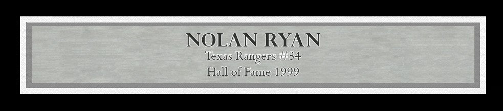 Nolan Ryan Signed Framed 16x20 Photo Rangers Fight vs. Robin Ventura BAS QR