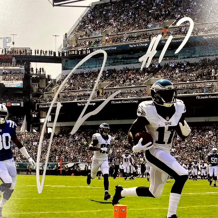 Nelson Agholor signed Philadelphia Eagles 11x14 photo autograph ~ Beckett BAS