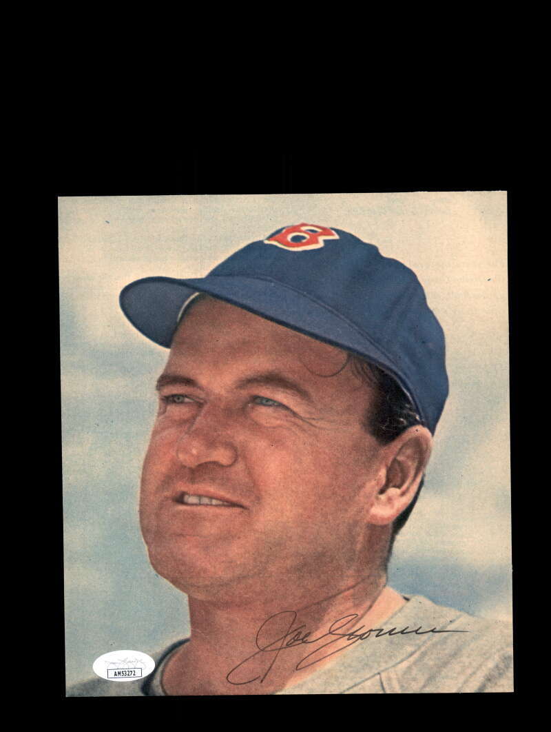 Joe Cronin JSA Cert Signed  8x8 Vintage Photo Autograph
