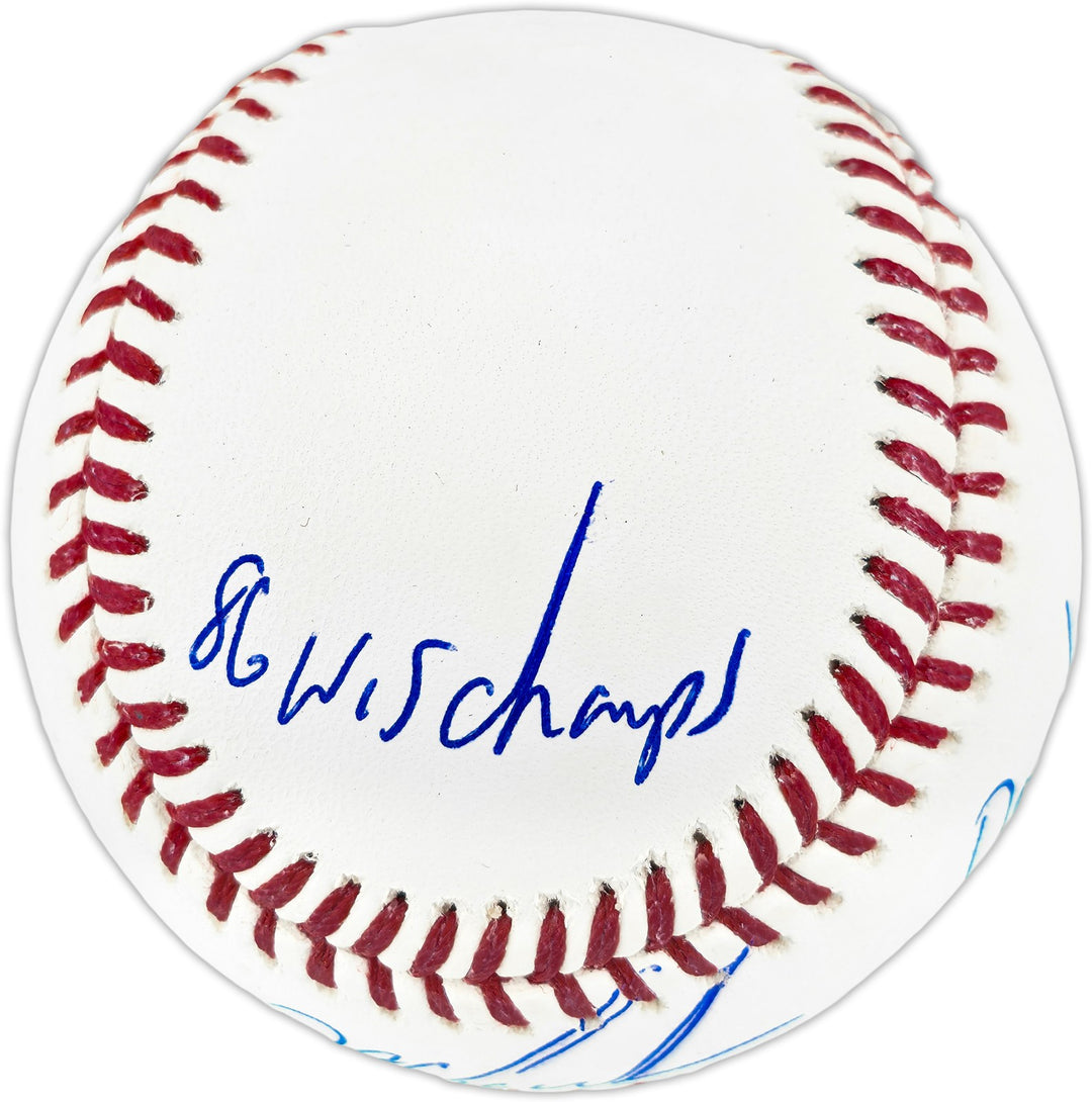 Dwight "Doc" Gooden Auto Signed Official Statball MLB Baseball Mets Beckett Wit