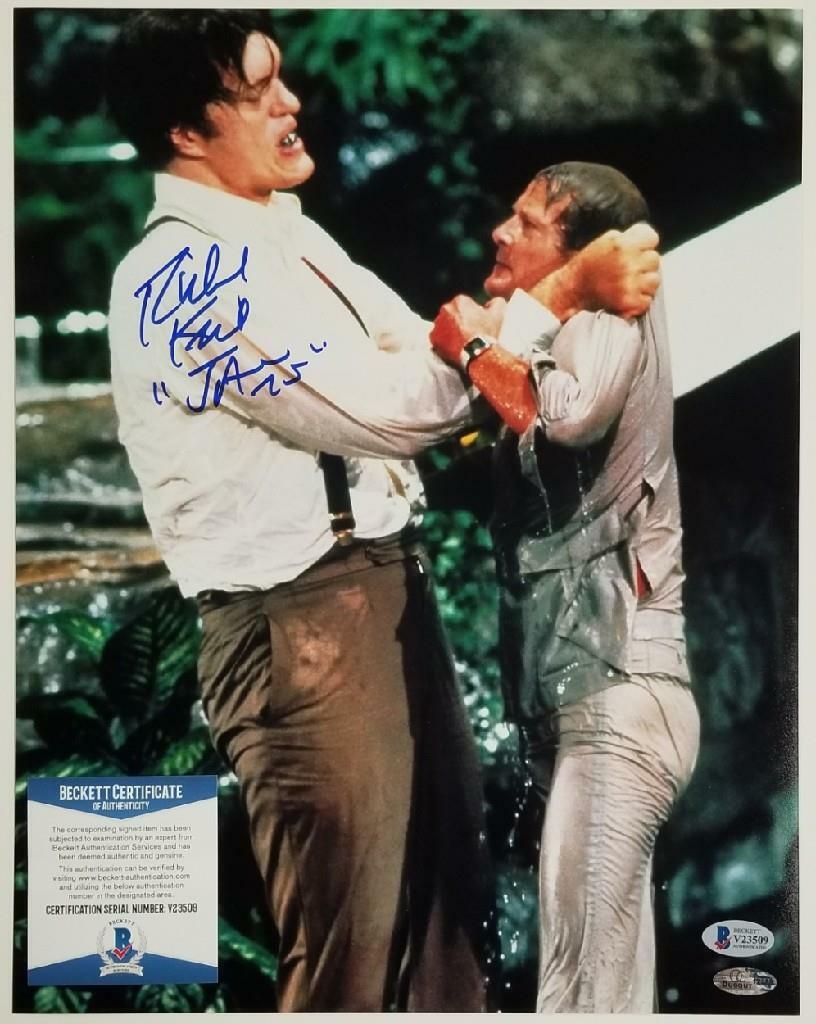 Richard Kiel signed "Jaws" 11x14 #3 Moonraker Autograph ~ Beckett BAS COA