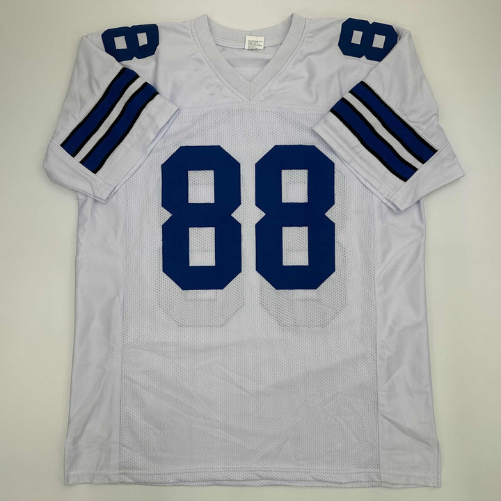 Facsimile Autographed Michael Irvin Dallas White Reprint Jersey Size Men's XL