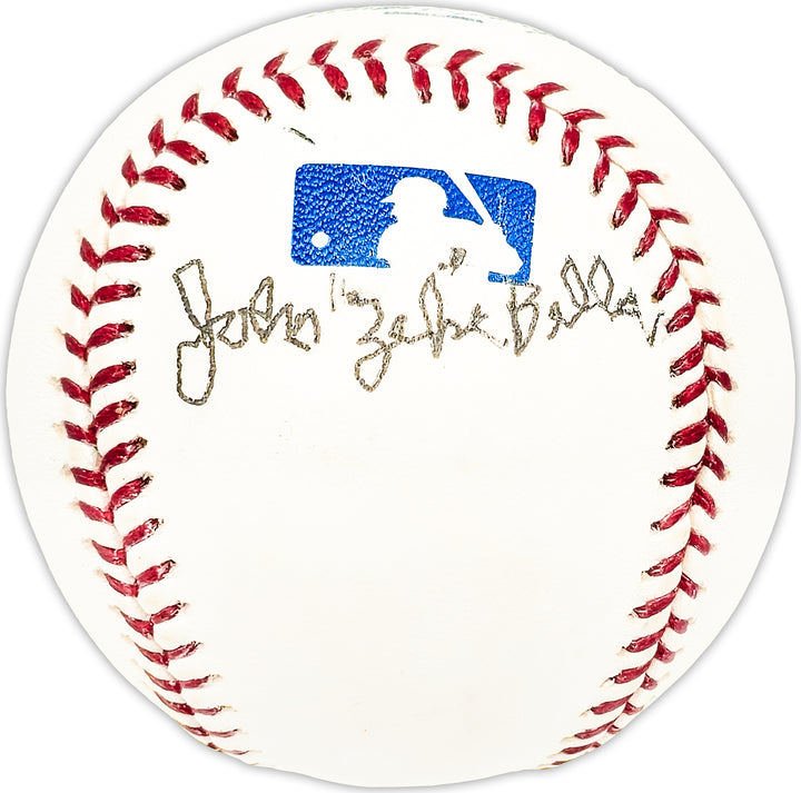 John "Zeke" Bella Signed MLB Baseball New York Yankees Beckett #BM25716