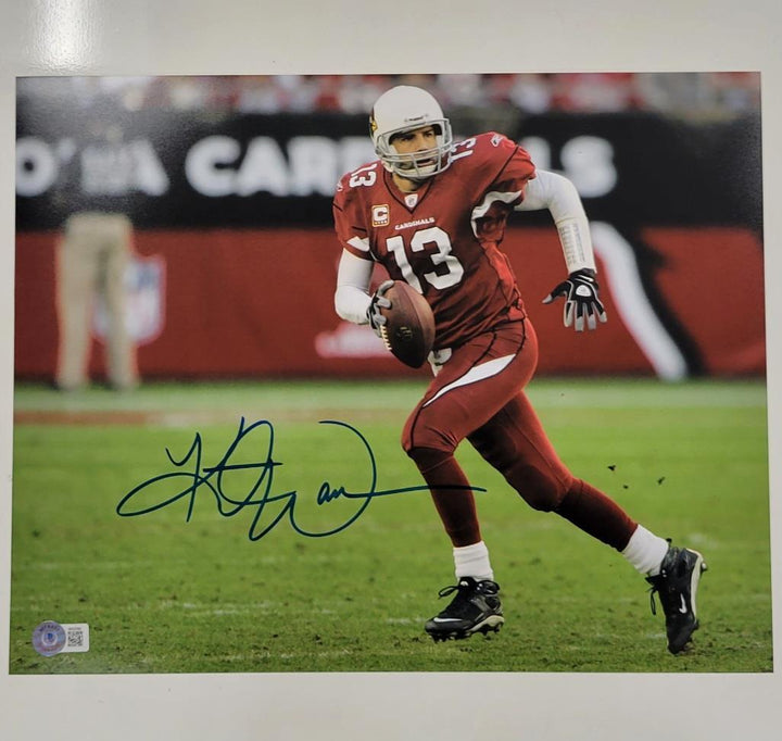 Kurt Warner signed Cardinals 11x14 Photo #2 autograph (B) ~ Beckett BAS Holo