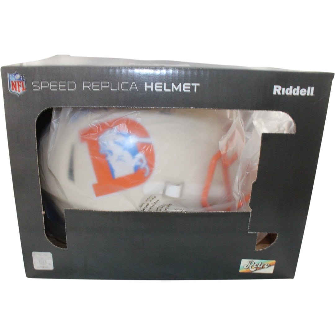 Patrick Surtain Autographed/Signed Denver Broncos F/S Retro Helmet Beckett 56408