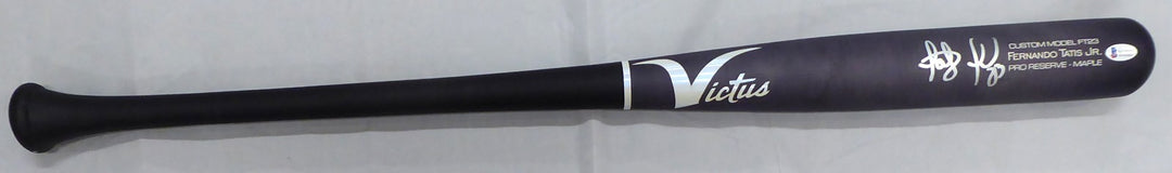 Fernando Tatis Jr. Signed Matte Black Victus Game Model Bat San Diego Padres