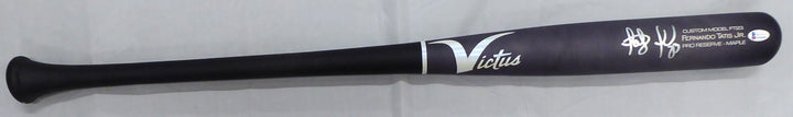 Fernando Tatis Jr. Signed Matte Black Victus Game Model Bat San Diego Padres