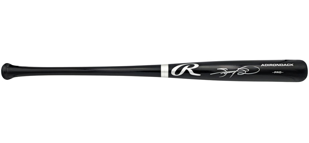 Sammy Sosa Signed Black Rawlings Adirondack Pro Baseball Bat Cubs Beckett Wit