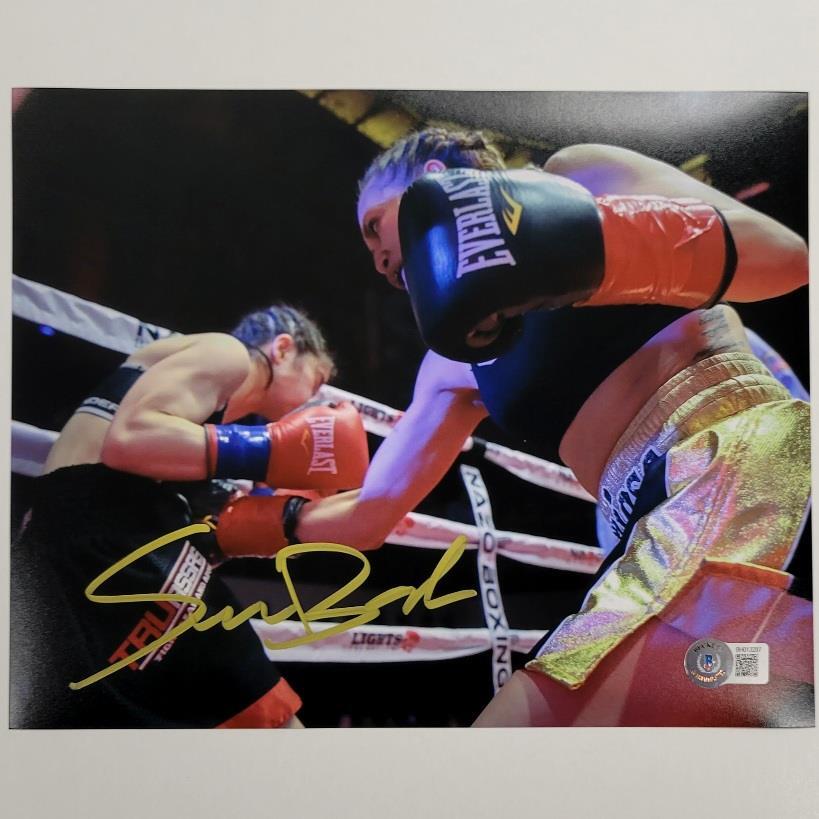 Seniesa Estrada signed Boxing 8x10 photo #15 autograph ~ Beckett BAS Holo