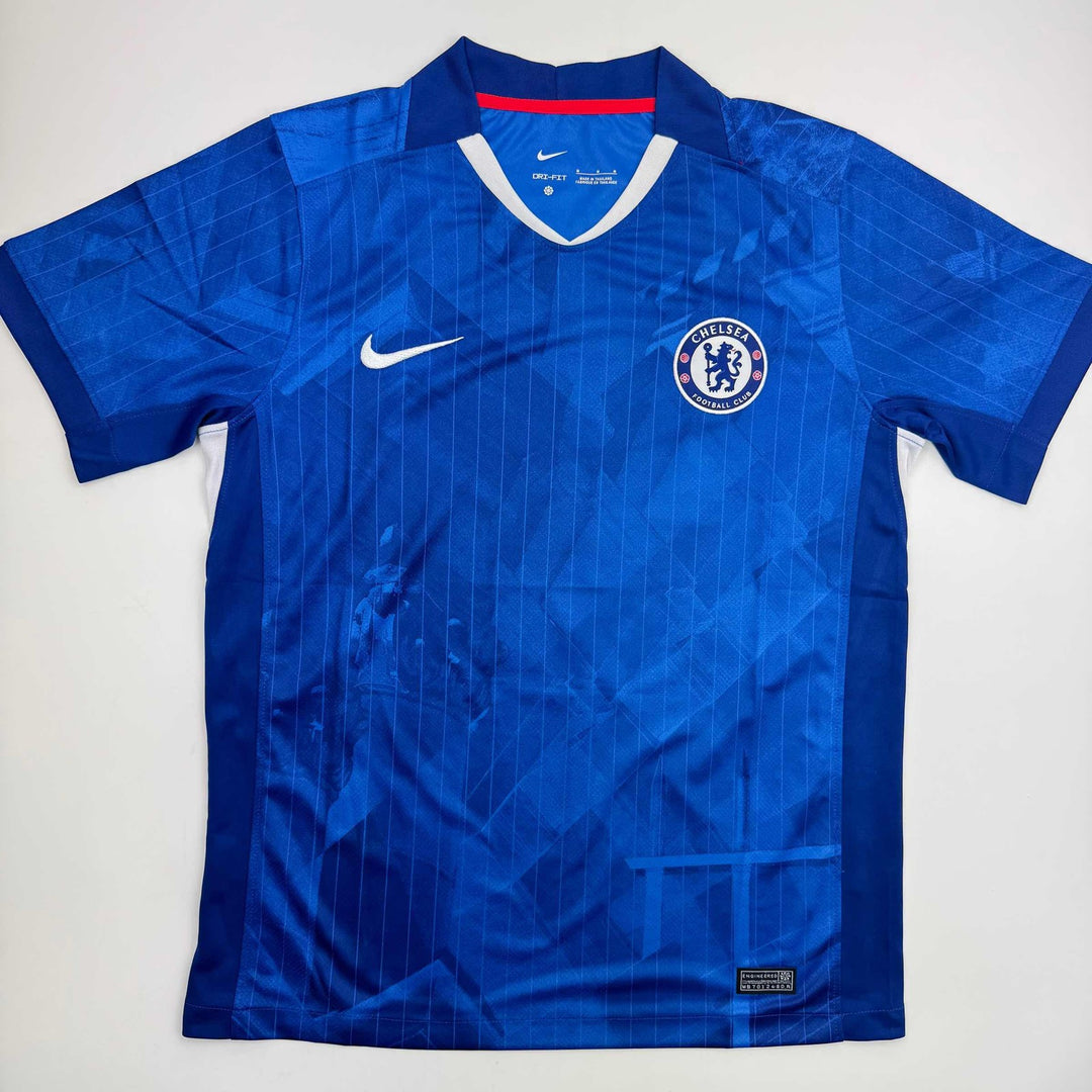 Autographed/Signed Enzo Fernandez Chelsea FC Blue Soccer Jersey Beckett BAS COA