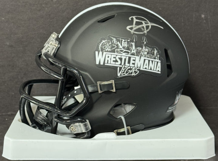 The Miz Signed Riddell Wrestlemania 42 Mini Helmet LE 5/5 Auto Fanatics COA