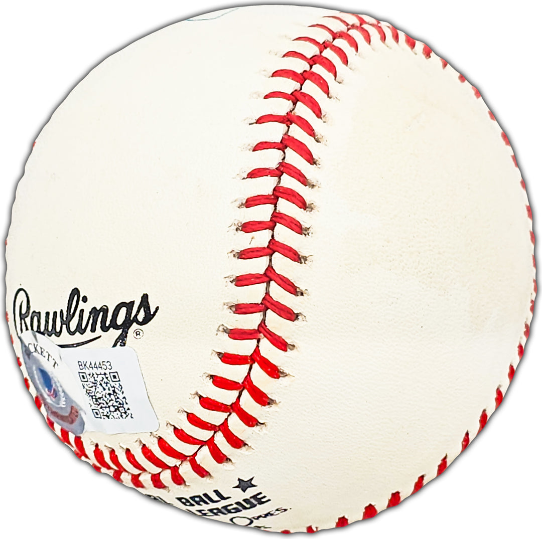 Willie McCovey Autographed NL Baseball San Francisco Giants Beckett #BK44453