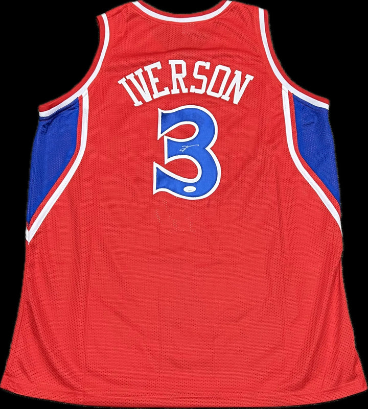 Allen Iverson Signed Philadelphia 76ers Jersey JSA