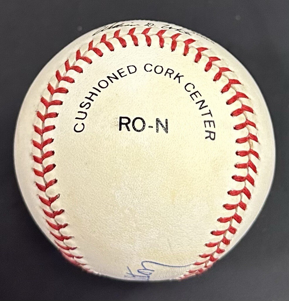 Steve Carlton Signed Official NL Baseball Phillies Lefty 329 Wins Auto PSA HOF