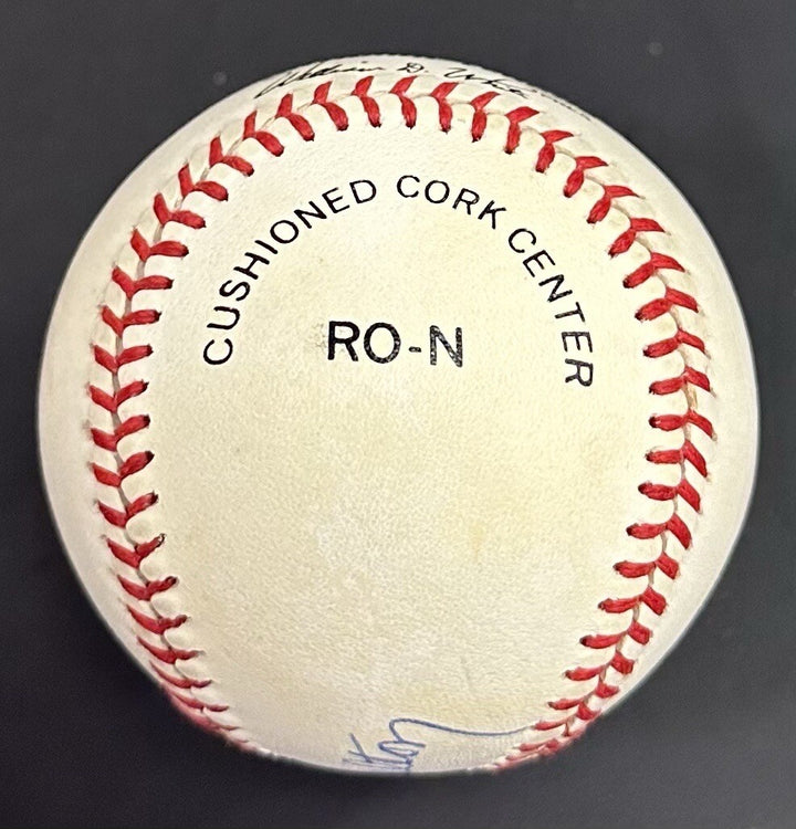 Steve Carlton Signed Official NL Baseball Phillies Lefty 329 Wins Auto PSA HOF