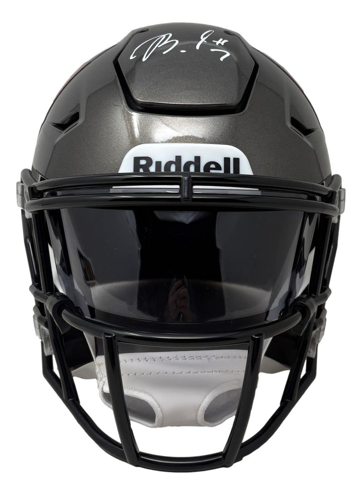 Bucky Irving Signed Tampa Bay Buccaneers MIDI SpeedFlex Helmet BAS