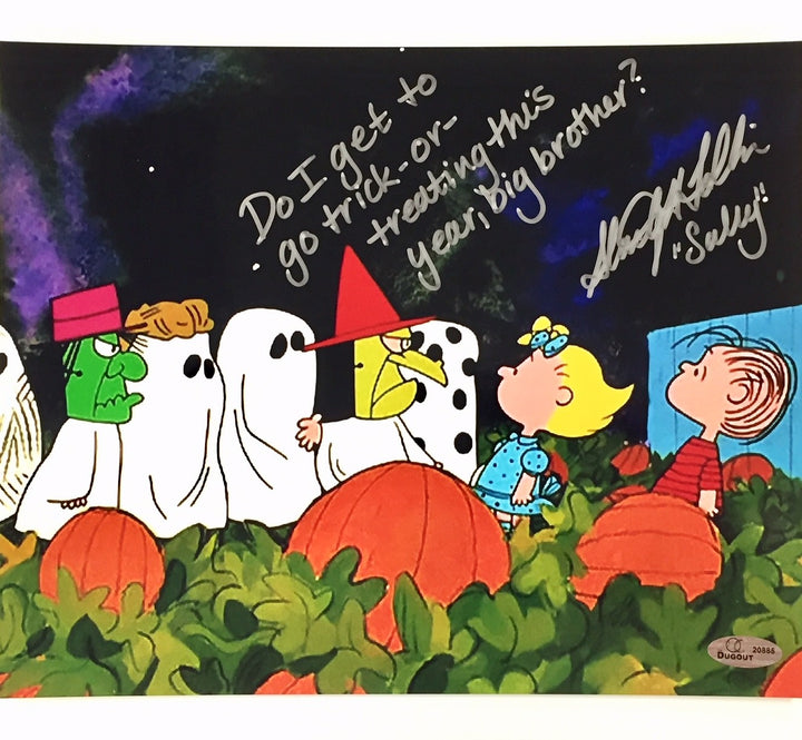 STACY TOLKIN voice of Sally PEANUTS CHARLIE BROWN Signed 8x10 Photo OC COA +Holo
