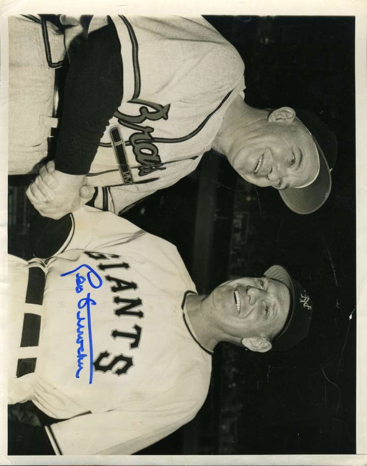 Leo Durocher Signed 8x10 Wire Photo Jsa Certified Authenticated Autograph