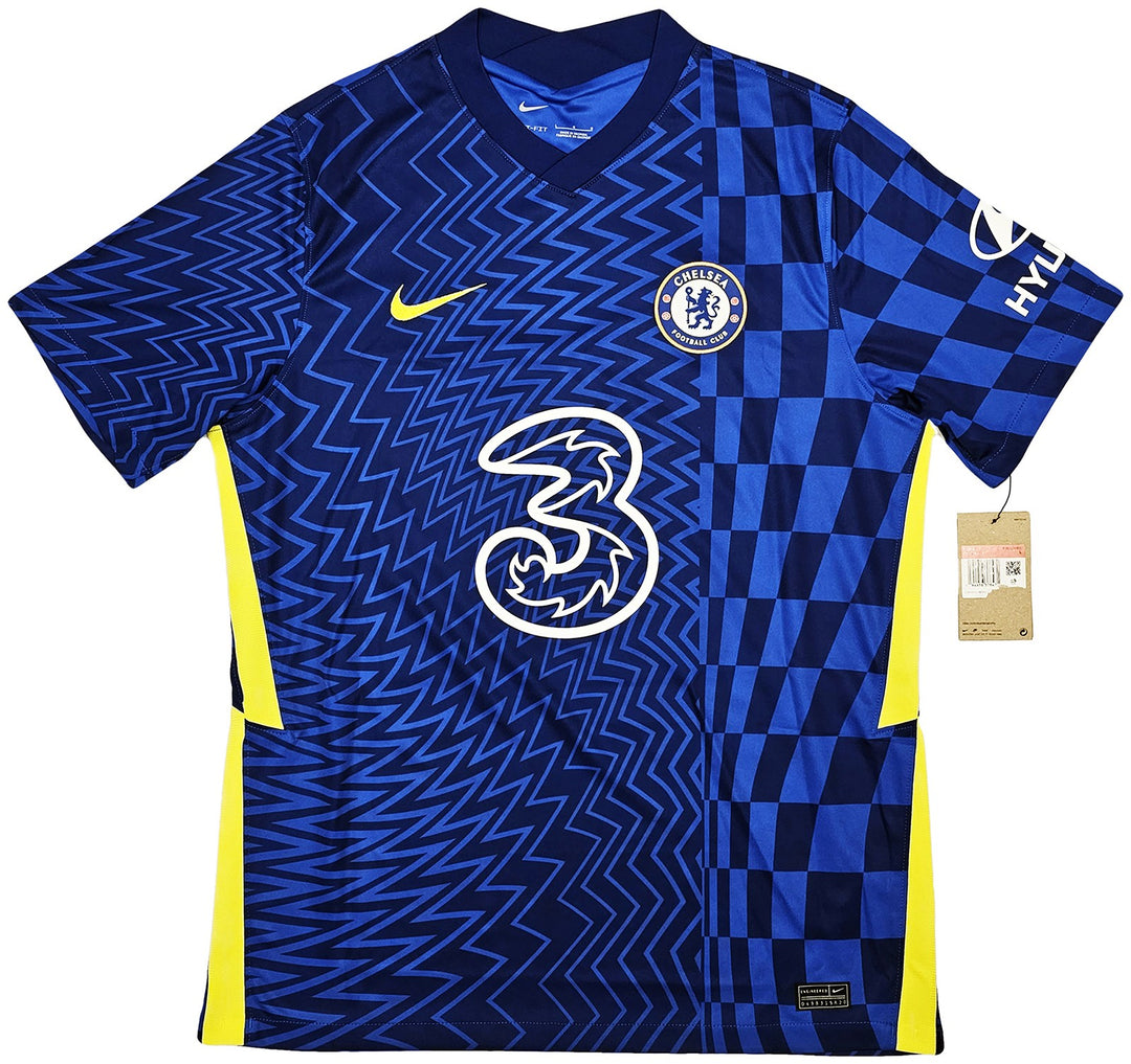 Chelsea F.C. Mason Mount Signed Blue Nike Jersey Size L in Silver Beckett