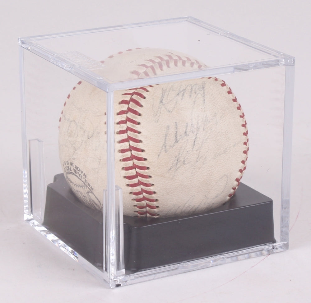 DODGERS TEAM SIGNED 1966 OFFICIAL SPALDING BALL DRYSDALE SUTTON TORBORG LEFEBVRE