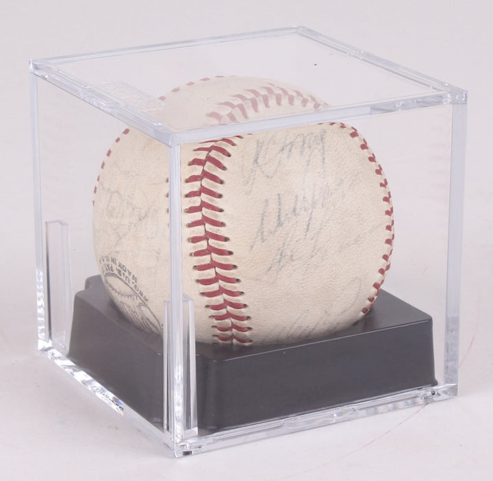 DODGERS TEAM SIGNED 1966 OFFICIAL SPALDING BALL DRYSDALE SUTTON TORBORG LEFEBVRE