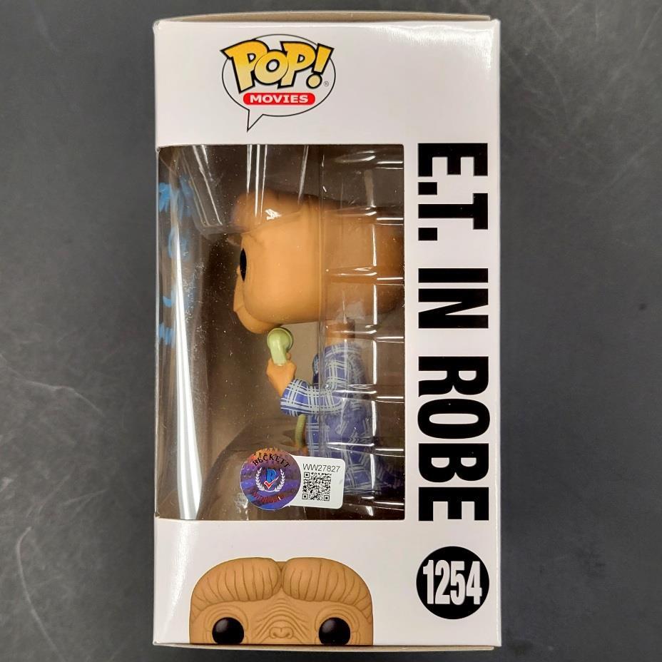 Matthew De Meritt signed "Phone Home" E.T. in Robe Funko Pop ~ BAS Witness Holo
