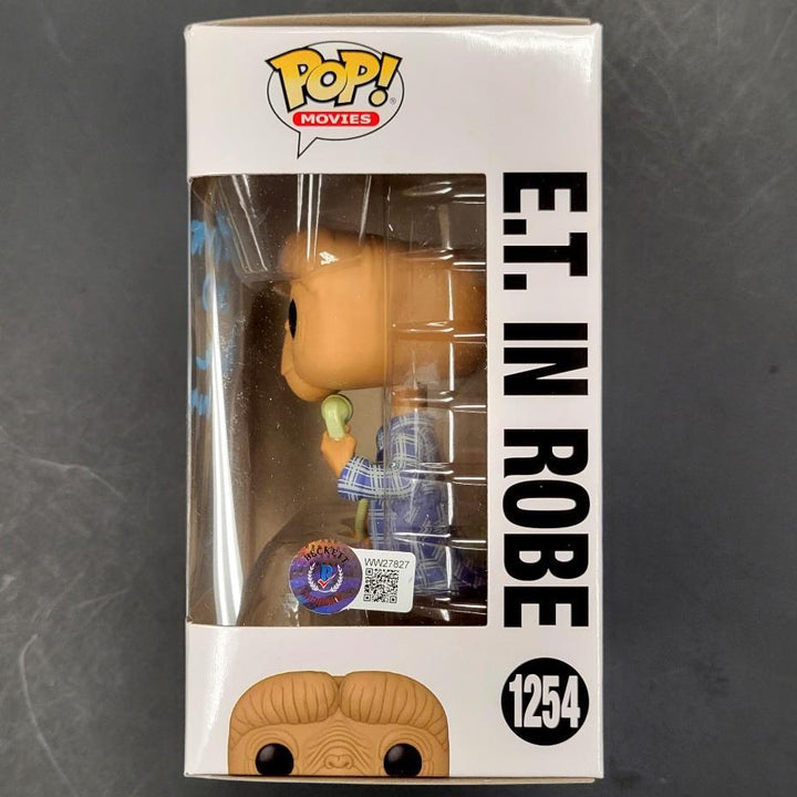 Matthew De Meritt signed "Phone Home" E.T. in Robe Funko Pop ~ BAS Witness Holo