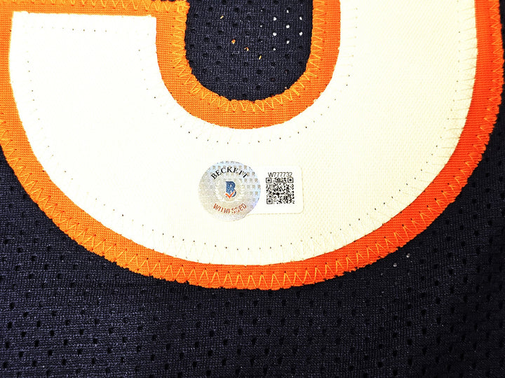 Chicago Bears Richard Dent Auto Signed Navy Blue Jersey "HOF 11" Beckett Witness