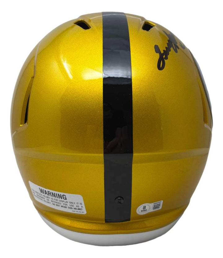 Terry Bradshaw Signed Steelers Full Size Flash Speed Replica Helmet BAS