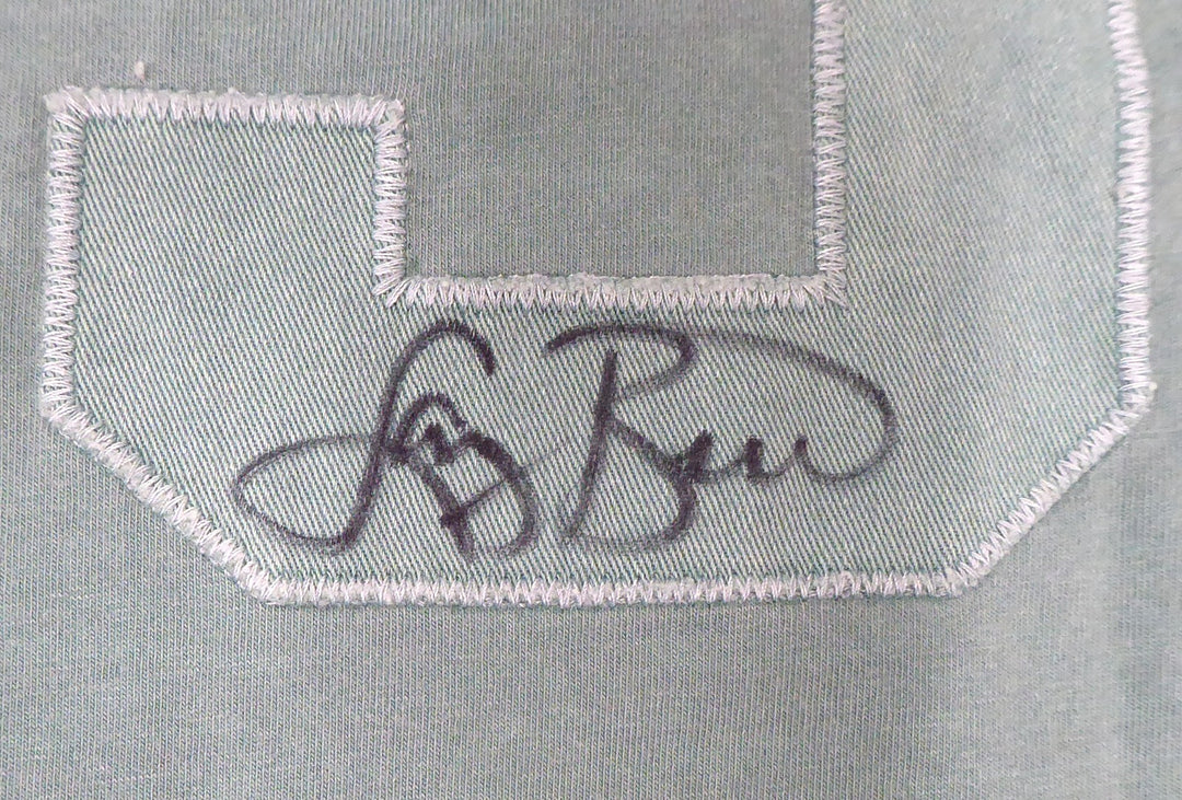 Celtics Larry Bird Auto Green Mitchell Ness Washed Out Swingman Jersey L Beckett