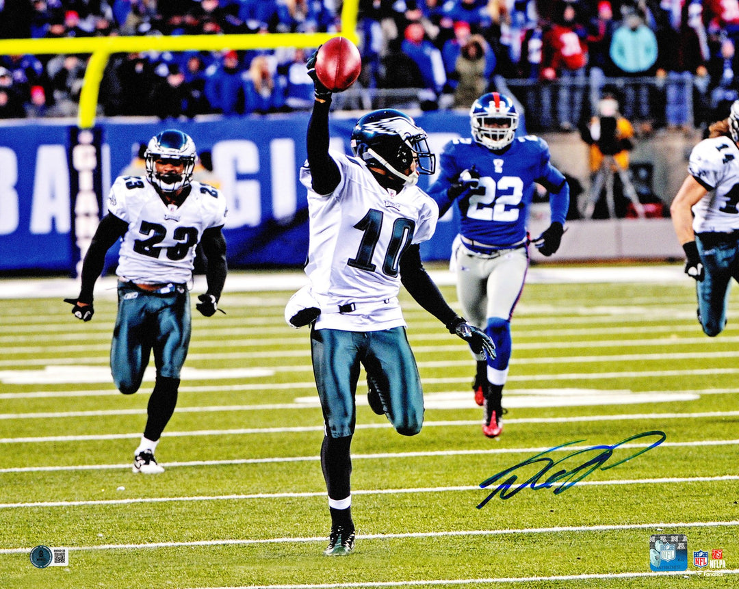 DeSean Jackson Auto 16x20 Photo Eagles Miracle at Meadowlands vs Giants Beckett