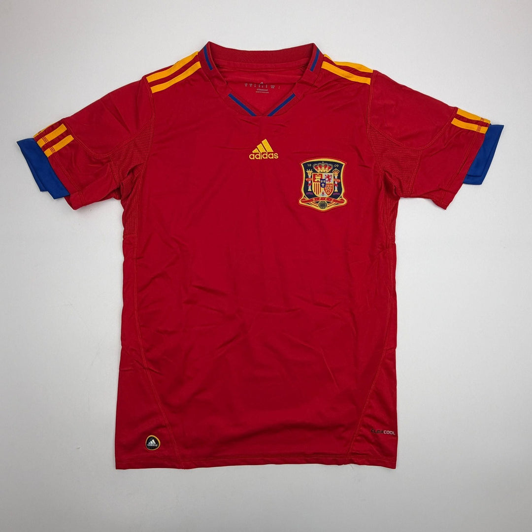 Autographed/Signed David Villa Spain Red World Cup Jersey Beckett BAS COA