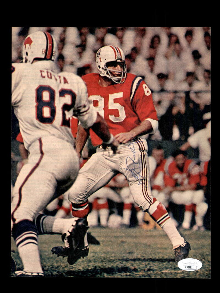 Nick Buoniconti JSA Autograph 8x10 Signed Vintage Photo 1960`s Patriots