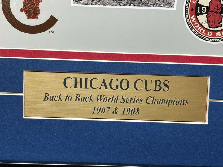 2016 Chicago Cubs Game 7 World Series Game Used Dirt / Ticket Framed Collage COA