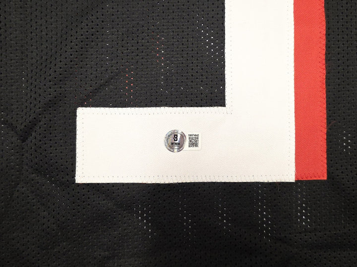 Atlanta Falcons Drake London Signed Black Jersey Beckett Witness