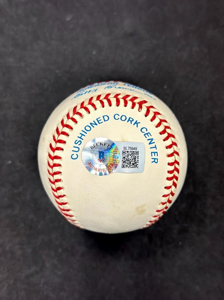 Cal Ripken Jr. signed OAL American League Baseball autograph Orioles Beckett BAS