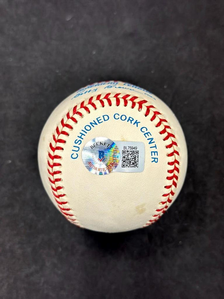 Cal Ripken Jr. signed OAL American League Baseball autograph Orioles Beckett BAS
