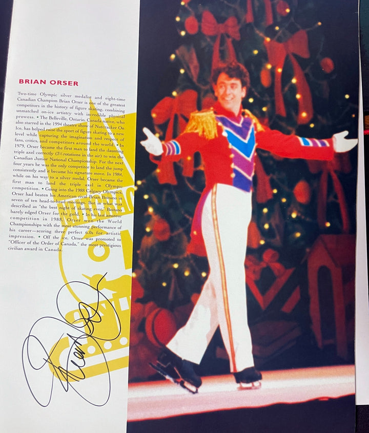Nutcracker on Ice Skating Program signed by 4-Peggy Fleming/Bobek/Eldredge/Orser