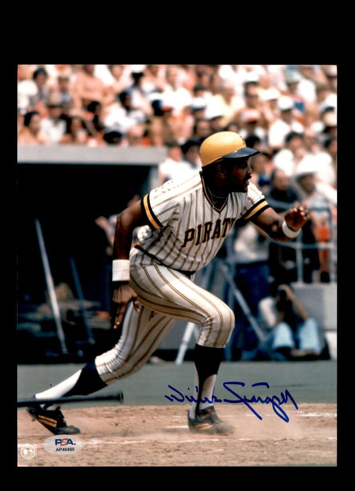 Willie Stargell PSA DNA Signed 8x10 Photo Autograph Pirates