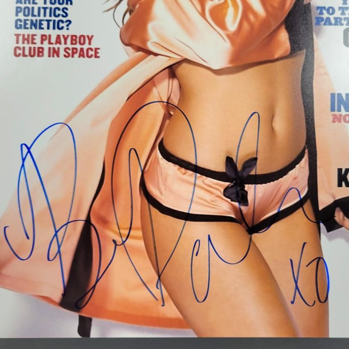 Brittney Palmer signed Playboy 16x20 Photo UFC Ring Girl Model autograph ~ BAS