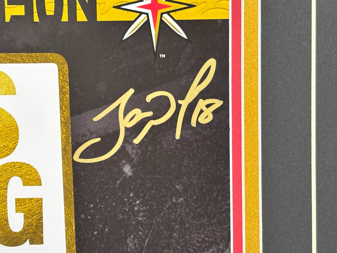 Marc-Andre Fleury Neal Karlsson Engelland Signed 1st Poster 2017 Vegas Knights