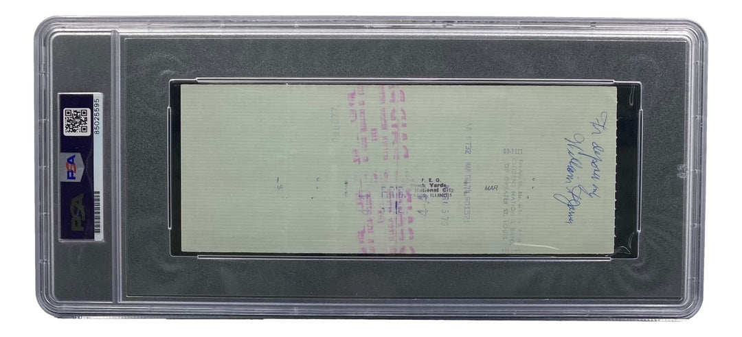 Stan Musial St. Louis Cardinals Signed  Bank Check PSA/DNA 85025595