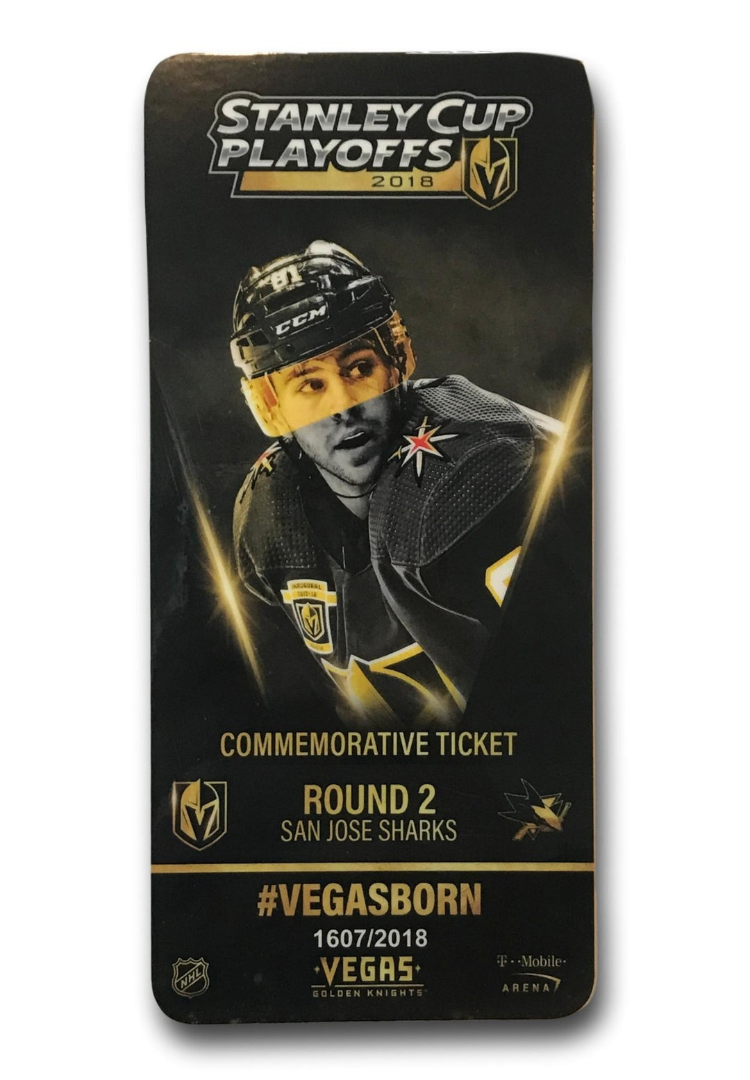 Vegas Golden Knights Commemorative Playoff Tickets Set #D/2018 Stanley Cup